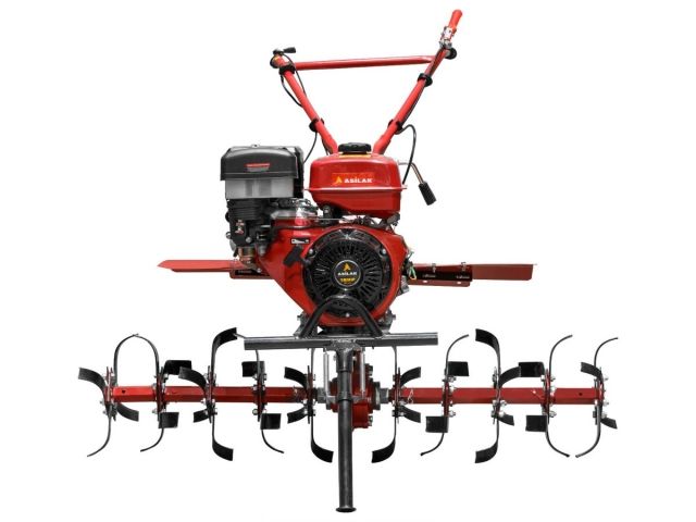 Культиватор бензиновый ASILAK SL-187L без колес (18 л.с., 3 скорости вперёд - ПОНИЖЕННАЯ СКОРОСТЬ, шир. 135 см,  без колес, без ВОМ, передач 3+1) (AS1556-1)