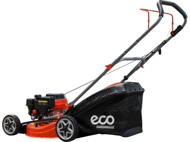 Газонокосилка бензиновая ECO LG-534 (4.0 л.с., шир. 46 см, ручной привод, мульчир., стальн.корпус, травосборник 50 л) (EC3410-1)