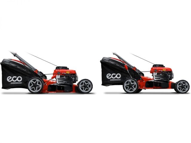 Газонокосилка бензиновая ECO LG-534 (4.0 л.с., шир. 46 см, ручной привод, мульчир., стальн.корпус, травосборник 50 л) (EC3410-1)