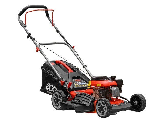 Газонокосилка бензиновая ECO LG-534 (4.0 л.с., шир. 46 см, ручной привод, мульчир., стальн.корпус, травосборник 50 л) (EC3410-1)