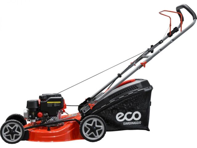 Газонокосилка бензиновая ECO LG-534 (4.0 л.с., шир. 46 см, ручной привод, мульчир., стальн.корпус, травосборник 50 л) (EC3410-1)