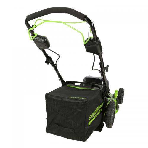 Газонокосилка Greenworks GC82LM51SP2K2 82V (51 см) самоходная аккумуляторная, с АКБ 5 А/ч и ЗУ