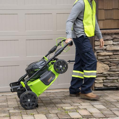 Газонокосилка Greenworks GC82LM51SP2K2 82V (51 см) самоходная аккумуляторная, с АКБ 5 А/ч и ЗУ