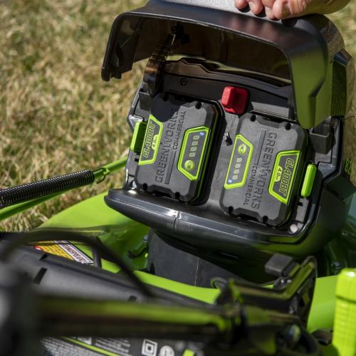 Газонокосилка Greenworks GC82LM51SP2K2 82V (51 см) самоходная аккумуляторная, с АКБ 5 А/ч и ЗУ