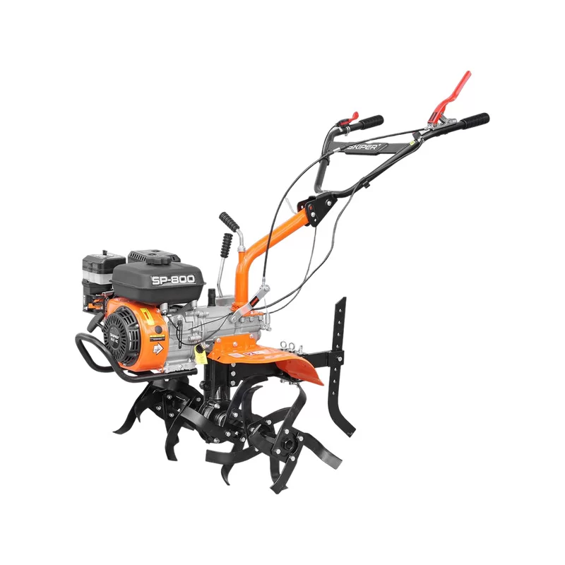 Культиватор SKIPER SP-800 (8 л.с, без ВОМ, передач 2+1, 2 года гарантии, без колёс, обр.сцепление)
