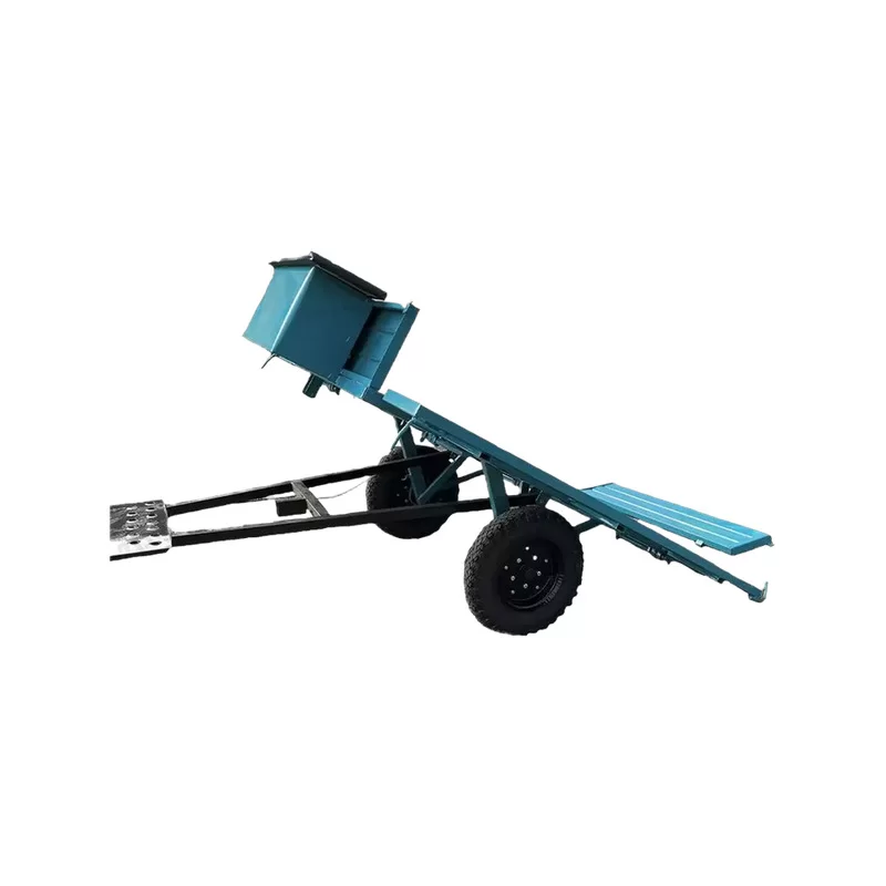 Прицеп для мотоблока ТМ-650/2 двухместный, колёса 5.00-10