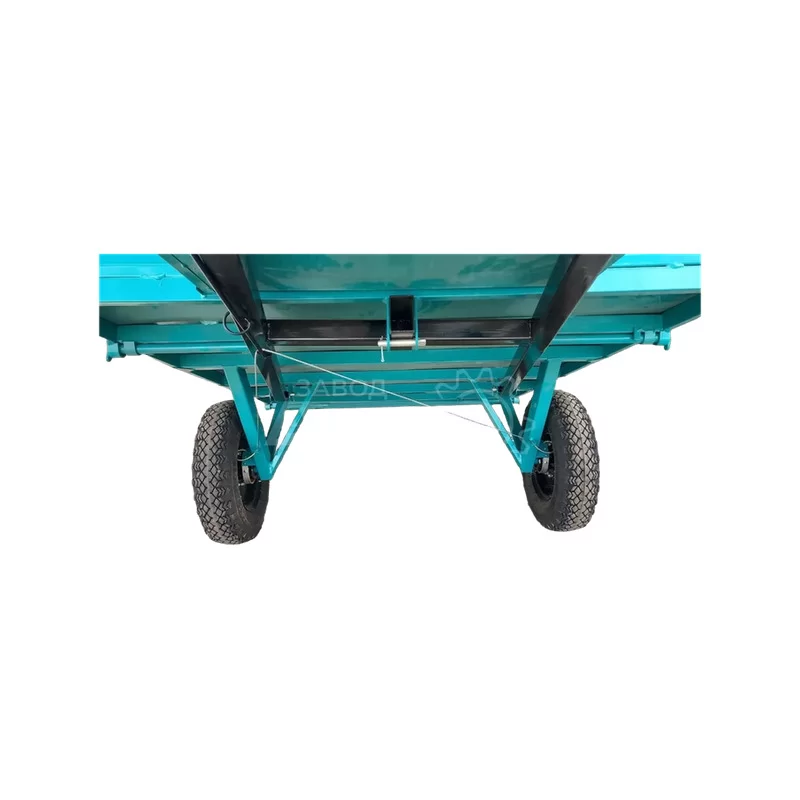 Прицеп для мотоблока ТМ-650/2 двухместный, колёса 5.00-10